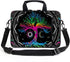 AMARY 13" 13.3" laptop sleeve chromebook case adjustable shoulder strap with handle accessory pocket (Colorful Tree)...