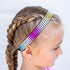 FROG SAC 4 Rhinestone Headbands for Girls, Adjustable Non Slip Gymnastics Sports Headband for Kids, Sparkly Little Girl Gymnast Hair Bands Accesso...