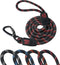 KRUZ PET Reflective Dog Leash - KZROPE5060-03L - Soft Silicone Grip - Click & Lock Snap - Pet Walking, Running, Training - Heavy-Duty, Durable Rop...