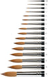 Winsor & Newton Series 7 Kolinsky Sable Brush, Round SH #2, Brown...