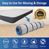 Queen/Full/Full-XL Foam Mattress Vacuum Bag with Blue Zipper, Mattress Storage Bag...