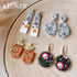 Keoker Polymer Clay Texture Sheets Halloween, Halloween Clay Texture Mat for Making Earrings Jewerly, Halloween Polymer Clay Earrings Tools (No. 1...
