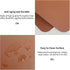 YXLILI Mouse Pad, Non-Slip PU Leather Mouse Mat, Waterproof Ultra Smooth Mousepads with Stitched Edge Computer Mouse Pads for Gaming Office Work H...