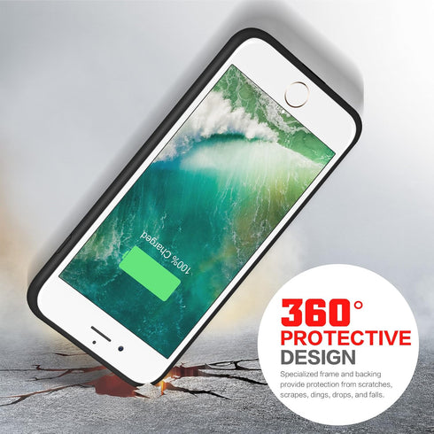 Battery Case for iPhone 6Plus/6s Plus/7Plus /8Plus, Upgraded 8500mAh Portable Charging Case Extended Battery Pack for iPhone 6s Plus/6 Plus/7 Plus...