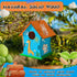 JAS WENAS DIY Birdhouse Craft Kit for Kids - 4 Pack DIY Bird House Kit Painting Puzzle DIY Wooden Assembly, Build and Paint Birdhouse, Wooden Arts...