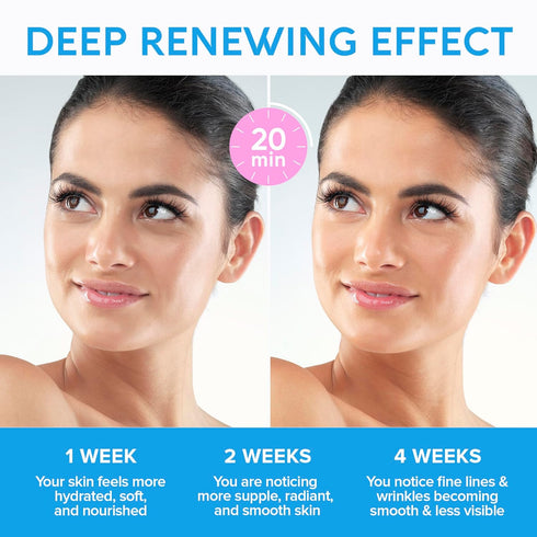 MAREE Facial Masks with Marine Collagen & Hyaluronic Acid - Sheet Moisturizing Masks for Face with Green & Red Algae Extract for All Skin Types - ...