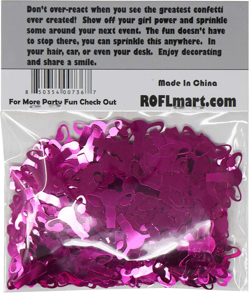 ROFLmart Metallic Pink Uterus Confetti Party Decoration (1)...