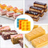3PCS Mini Loaf Pan, Silicone Mini Bread Loaf Baking Pans,6 Cavities Each Baking Mold for Cakes, Bread, Muffin, Dough, Easy to Pop Out, Dishwasher ...