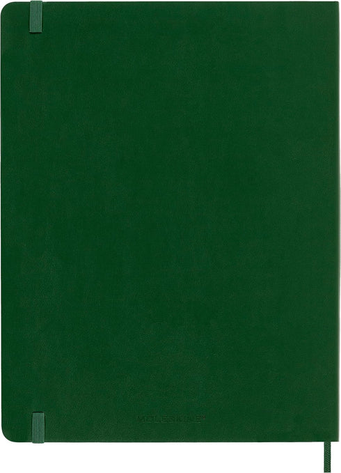 Moleskine Classic Notebook, Soft Cover, XL (7.5" x 9.5") Dotted, Myrtle Green, 192 Pages...