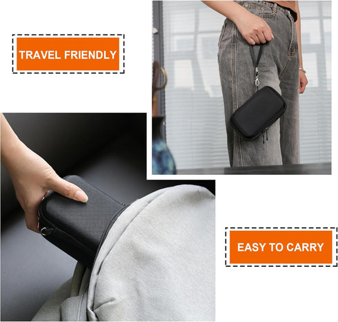 Hard Travel Case for Kodak F9/1 Shot/Ilford/Corex Reusable Ultra 35mm Film Camera, Protective Storage Carrying Case with Zipper Mesh Pocket for Ba...