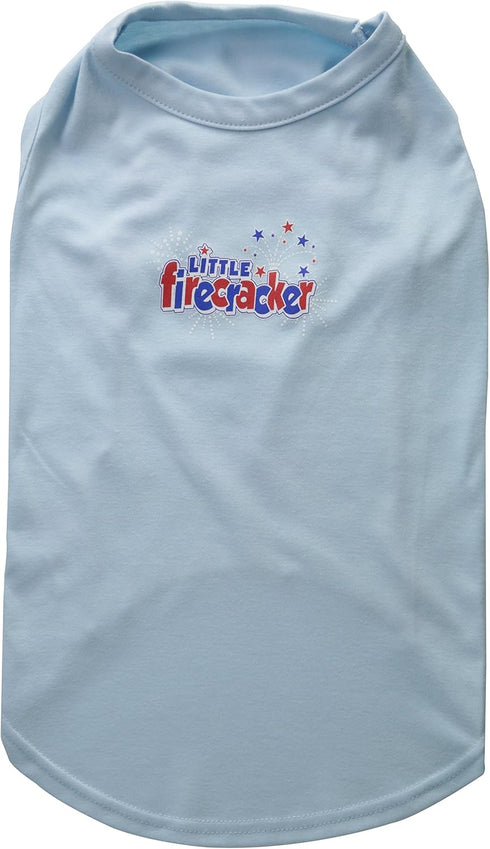 Mirage Pet Products 18-Inch Little Firecracker Screen Print Shirts for Pets, XX-Large, Baby Blue...