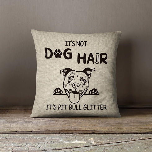 Dachshund Heart Flax Throw Pillow Cover,18 x 18 Inch Decorative Cotton Linen Cushion Cover for Sofa Couch Bed (Bulldog, Flax)...