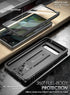Poetic Revolution Case Compatible with Pixel 7A 5G, Full Body Rugged Shockproof Protective Cover Case with Kickstand, Built-in Screen Protector Wo...