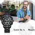 Avaner Men's Wrist Watch Stainless Steel Skeleton Quartz Watch with Luminous Hands...