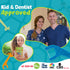 Biodegradable Kids Flossers - Fluoride & Plastic Free | Eco Friendly Dental Floss Picks for Children | Natural Fun Animal Flossing Sticks for Todd...