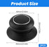 Pot Lid Knob Replacement Knob Universal Pot Lid Knob, Kitchen Cookware Lids Knob, Black Pot Lid Holding Handle Knobs for Kettle Cover Glass Saucep...