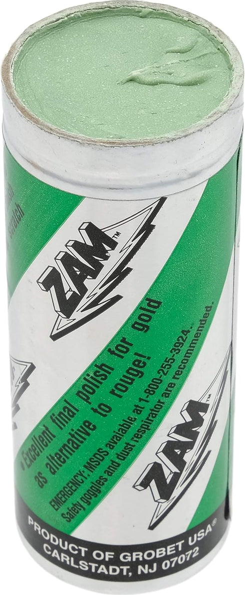 Mascot Zam Buffing Compound, 4 Ounce, Resin, Fine, Stone Compatible, Jewelry Polishing & Cleaning...