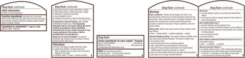 Bayer Extra Strength 500mg Aspirin Plus Caffeine for Powerful Pain Relief, 200 Coated Caplets...