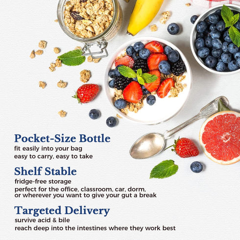 VITALITOWN Probiotics 200 Billion CFUs 36 Strains | Shelf Stable, Acid & Bile Resistant | Intensive Digestive & Immune Support | Men & Women Probi...