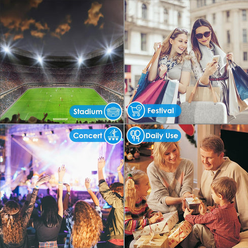 AMIR Clear Bag Stadium Approved - TPU Clear Purse for Women, Clear Crossbody Bag for Concerts, Festivals and Sports Events...