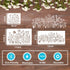 13 Pieces Wildflower Stencils Flower Stencils for Painting Wood, Reusable Spring Floral Field Plants Wild Flower Stencils for Crafts Wall Canvas F...