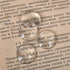 LANBEIDE Silver Pendant Trays for Jewelry Making Kits, 40 Pieces Stainless Steel Round Bezel with 40 Pcs Clear Cabochon Dome 25mm / 1 Inch Diamete...