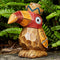 Solar Tiki Statue-WoodWoodpecker Bird-Garden Hawaiian - Solar Outdoor Light Garden Sculptures & Statues Totem Pole Bar Outdoor Patio Pool Yard Sum...
