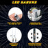 LIGHTSABER CHOPSTICKS LIGHT UP STAR WARS LED Glowing Light Saber Chop Sticks REUSABLE Sushi Lightup Sabers Removable Handle Dishwasher Safe 8 Colo...