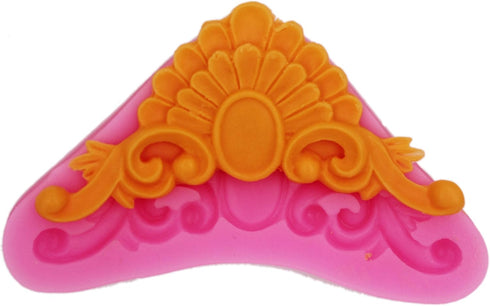 Art Deco Silicone Mold Sugar Craft DIY Gumpaste Cake Decorating Clay...