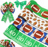 Football Wired Edge Ribbon, 20 Yards 2.5 Inch Sports Burlap Ribbon, Rolls Ball Pattern Ribbons, Green Brown Wired Ribbon for DIY Present Wrapping ...