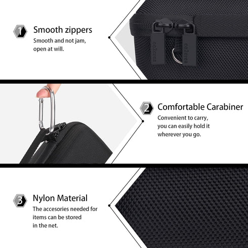 co2CREA Hard Case Compatible with Anker Soundcore Motion 300 Wireless Hi-Res Portable Speaker,Black Case...