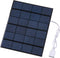 Fielect 6V 3.5W Mini Solar Panel USB Solar Panel Charger Polysilicon Solar Cells Charger for Bicycles,Mobile Phones,Power Bank,Camping Lights, 165...