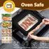 P&P CHEF 9 Inch Baking Sheet Pan with Rack Set, Stainless Steel Cookie Sheet Pan Tray with Cooling Rack for Oven Use, Cooking Roasting, Non Toxic ...