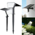 Solar Spot Lights Outdoor, IP65 Waterproof 44 LED Landscape Spotlights, Solar Powered Spotlight with Auto On/Off and 3 Lighting Modes for Outside ...