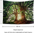 ENJOHOS Dark Green Landscape Nature Tapestry Home Decor Extra Large Wall Hanging Tree Tapestry Enchanted Forest Backdrop for Bedroom Living Room I...