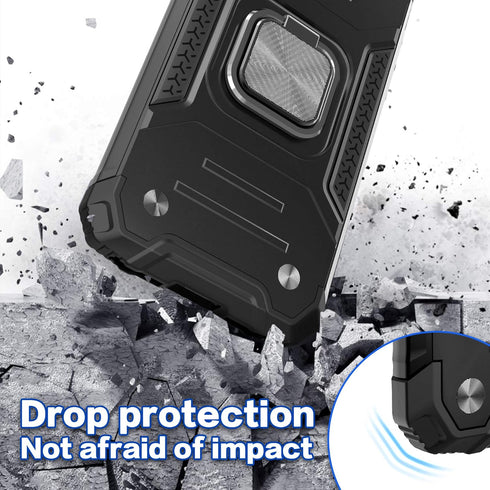 for Galaxy S9 Case,Hybrid Drop Test Cover with Car Mount Kickstand Slim Fit Protective Phone Case for Galaxy S9,Black...