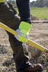CAT® CAT013103L Pigskin Palm Gloves – Neon green, Large, Gunn-Cut, High-Vis Leather Gloves with Rubberized Safety Cuffs...