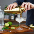 Viski Parisian Cocktail Shaker Set, 25 oz Gold Plated Stainless Steel Shaker With Strainer...