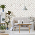 17.71inx118in Gray White Stripe Wallpaper Modern Geometric Contact Paper Peel and Stick Wallpaper Self Adhesive Removable Home Decorative Wall pap...