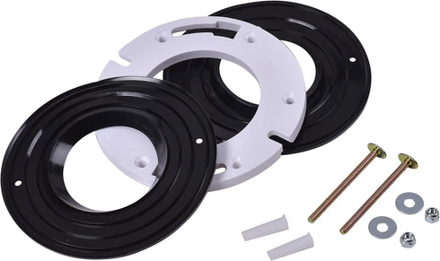 Oatey 43645 Closet Flange Spacer Kit, 1/2-Inch, Black and White...