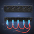 Nilight 5 Gang 3 Pin Rocker Switch Panel Waterproof On-Off Toggle Switches for Car Vehicle Trailer Truck SUV Marine Boat RV Ship 12V/24V 20A...