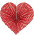 Red Heart Valentines Party Hanging Decorations Paper Fans Wedding Anniversary Bachelorette Bridal Shower Baby Shower Birthday Party Photo Backdrop...