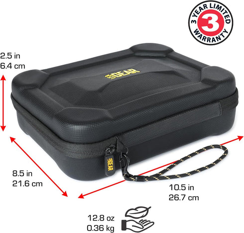 USA Gear Hard Case for Mobile Hotspot Compatible with Netgear Nighthawk M6, Verizon Hotspot, AT&T, Solis Lite and more - Customizable Foam Interio...