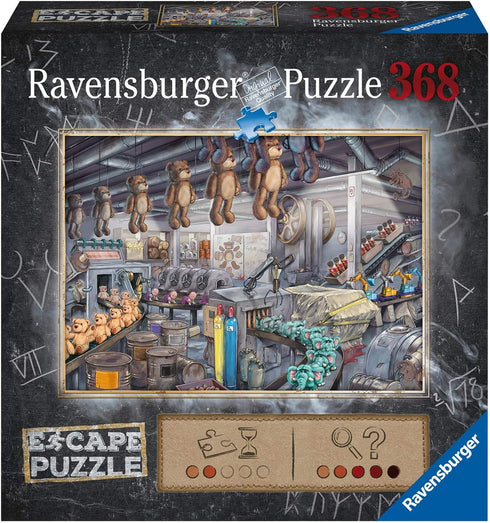 Ravensburger Escape Puzzle The Toy Factory 368 Piece Jigsaw Puzzle for Kids and Adults Ages 12 and Up - 16531 - an Escape Room Experience in Puzzl...
