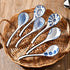 6 Pcs Asian Soup Spoons, Ceramic Soup Spoon Set, 6.5-inch Long Handled Soup Spoons with Non-slip Bottom, Japanese Style Soup Spoons for Ramen, Noo...