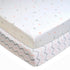 American Baby Company 2 Pack 100% Natural Cotton Fitted Pack and Play Sheets 39" x 27" - Soft & Breathable Pack N Play Sheets for Playard & Mini C...
