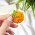 Little Cutie Baby Shower Thank You Stickers – 40 Count Orange Theme Labels for Baby Shower or Gender Reveal Party Favors, Envelopes, and Treat Bag...