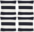 4 Pack Waterproof Pillow Covers Outdoor Throw Pillowcases Decorative Garden Cushion Case for Home Garden Patio Couch Balcony Striped (20 * 20 inch...