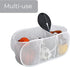 Smart Design Deluxe Mesh Pop Up 3 Compartment Laundry Sorter Hamper Basket - VentilAir Fabric Collapsible Design - for Clothes & Laundry - Home Or...