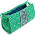 Vera Bradley Cotton Trapeze Cosmetic Makeup Organizer Bag, Garden Green Leaf...